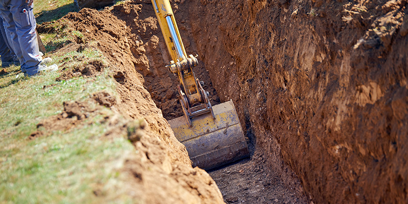 Plombier Expert | Excavation et réparation de drains - Gros plan
